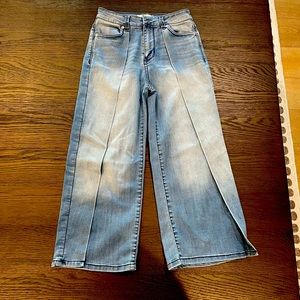 Habitual Fallyn wrap wide leg girls jeans, size 12